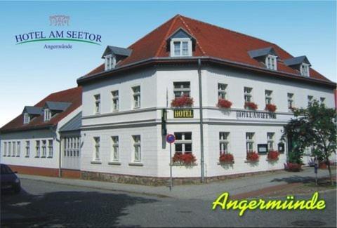 Hotel Am Seetor Ангермюнде Екстериор снимка